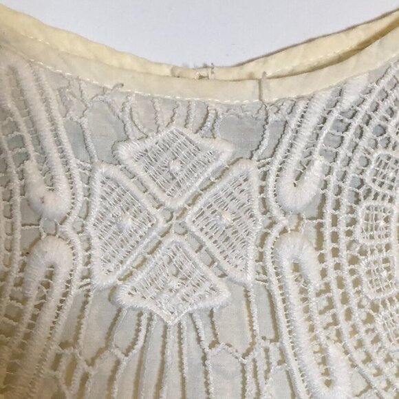 BOGO Banana Republic Lace Lined Sleeveless Blouse Size L - Picture 8 of 9